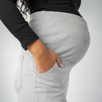 Gabardine maternity pants