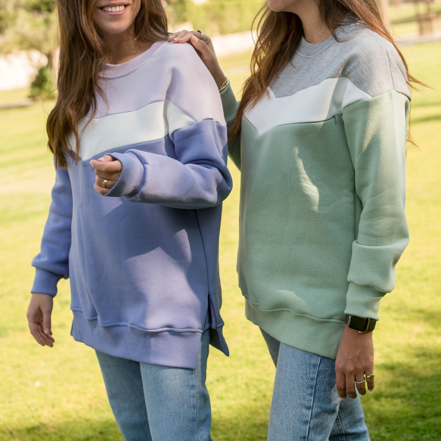 nursing and Maternity Sweatshirt V 3 colors