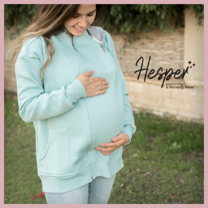 Maternity Jacket 3 in 1 with Baby Carrier and Bump addons