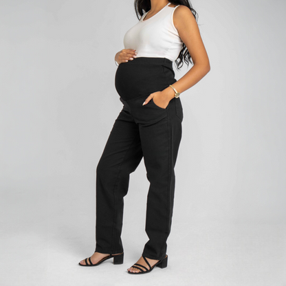 Gabardine maternity pants