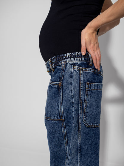 Under-Belly Balloon Fit Maternity Jeans