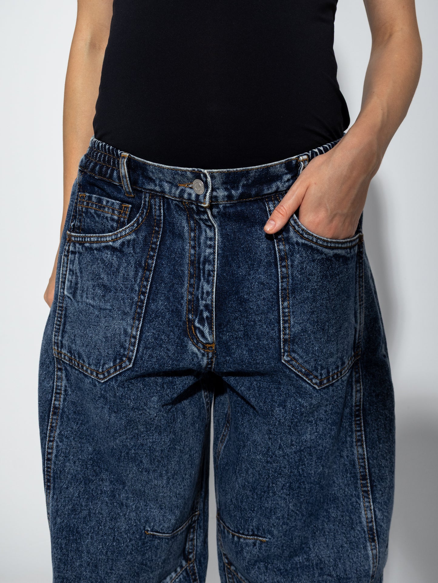 Under-Belly Balloon Fit Maternity Jeans