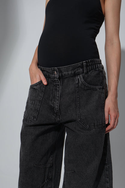 Under-Belly Balloon Fit Maternity Jeans