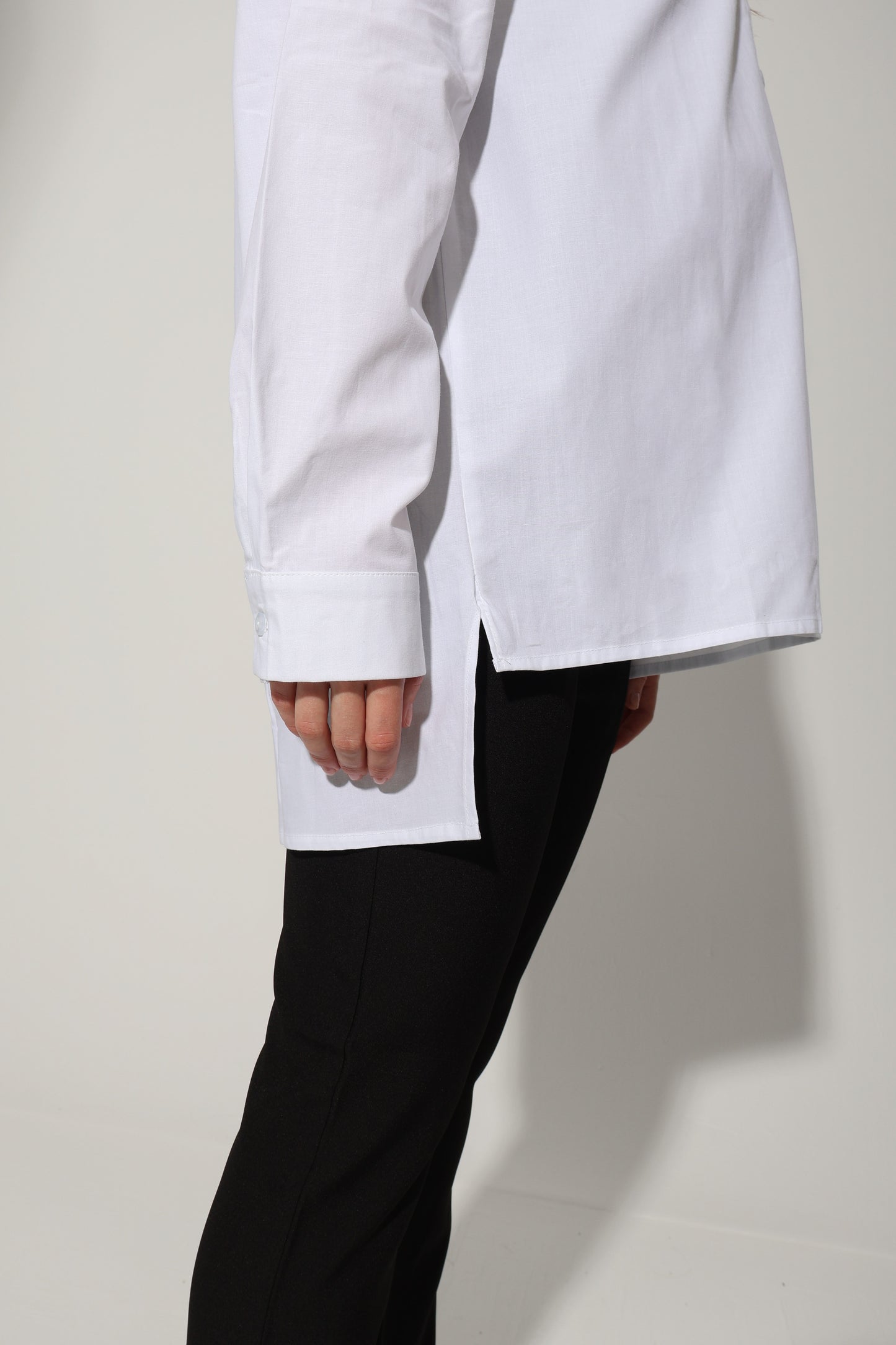 Oversized Cotton Maternity Shirt