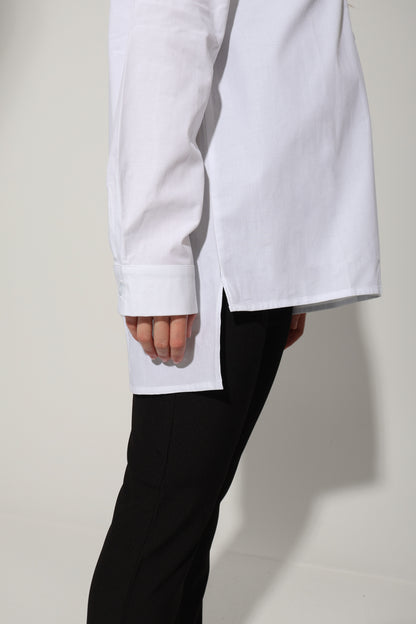 Oversized Cotton Maternity Shirt
