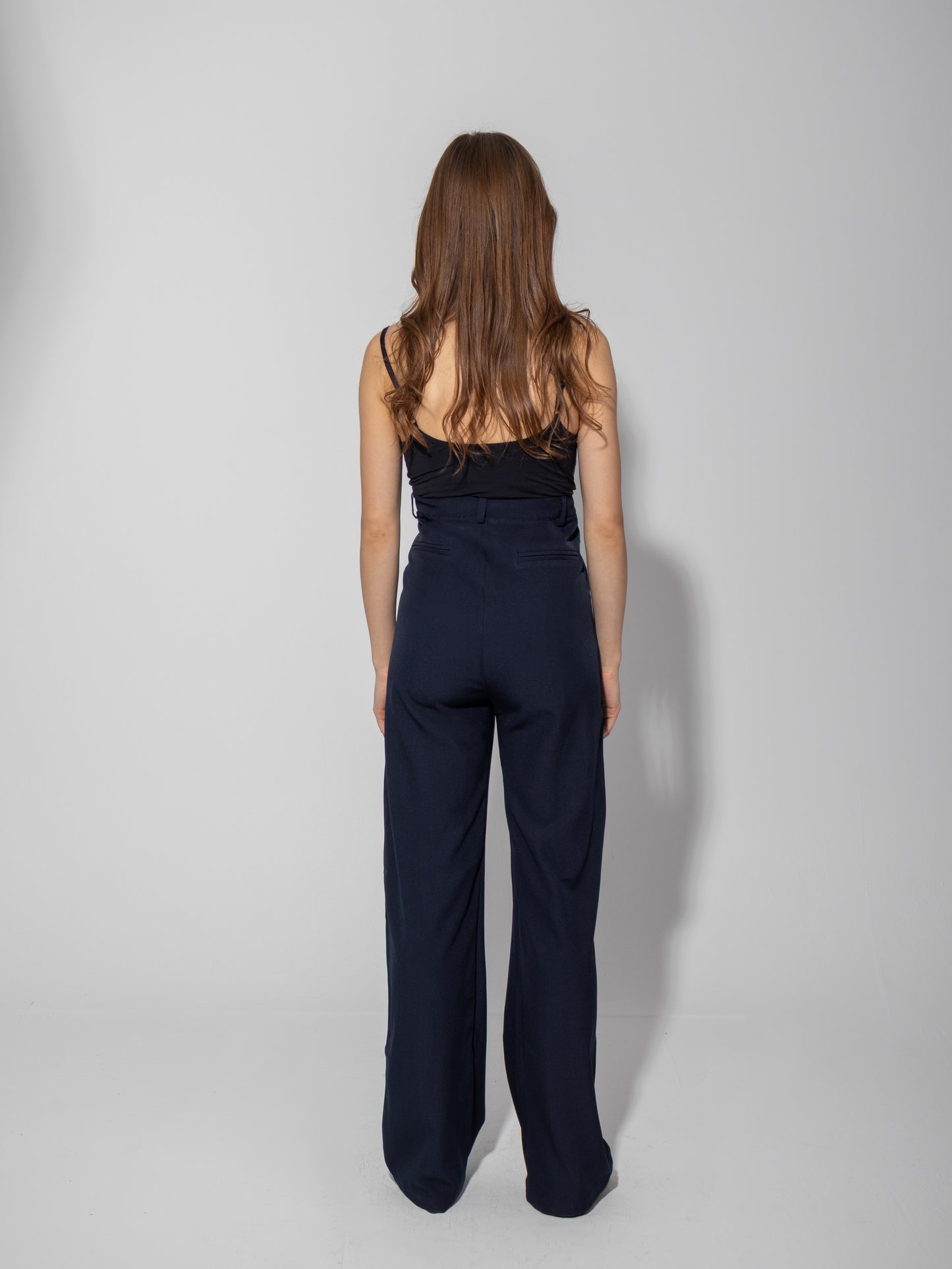 Tailored Formal Over-Belly Straight-Leg Maternity Pants