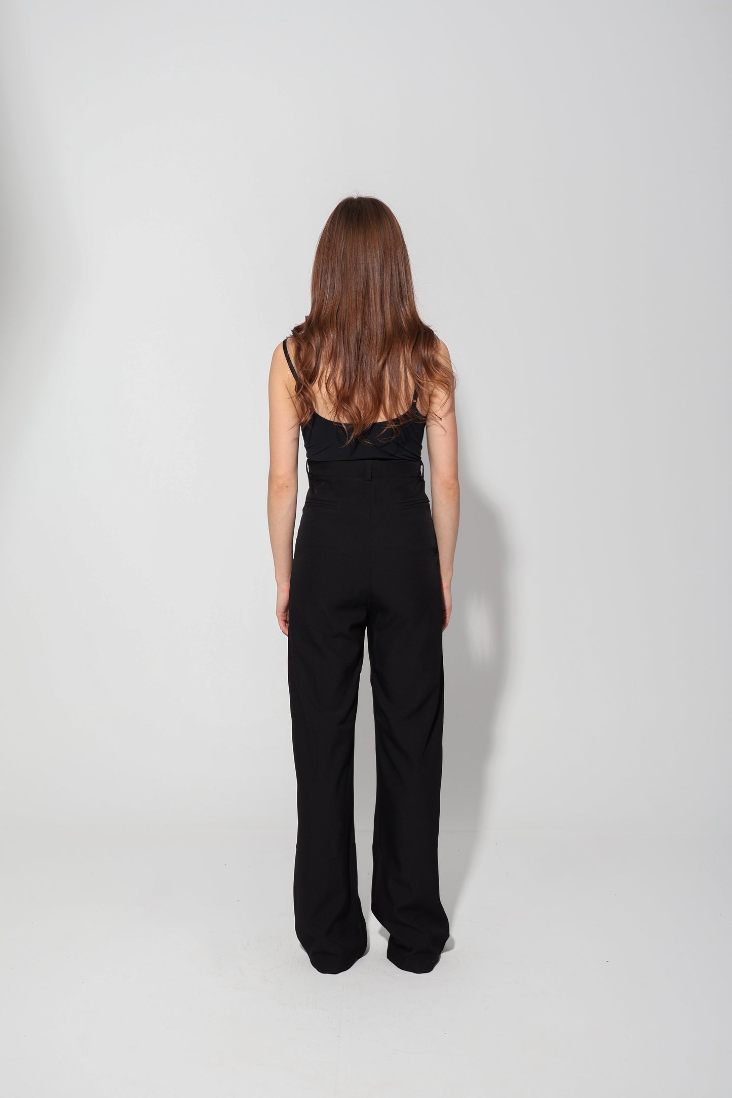 Tailored Formal Over-Belly Straight-Leg Maternity Pants